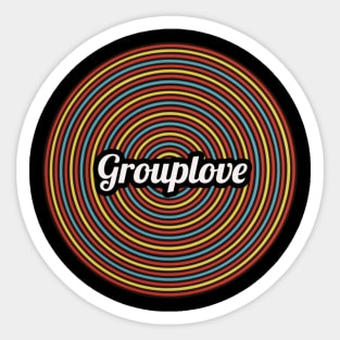 Grouplove / Funny Circle Style Sticker